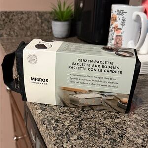 Silver Raclette Set from Switzerland